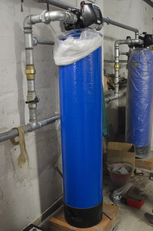 Water Softener System Installation in Basement
